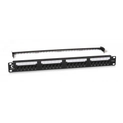 Патч-панель PL2-24-Cat.6-Dual IDC 19' (1U), 24 порта RJ-45, категория 6, Dual IDC, с задним кабельным организатором, new Патч-панель PL2-24-Cat.6-Dual IDC 19' (1U), 24 порта RJ-45, категория 6, Dual IDC, с задним кабельным организатором, new