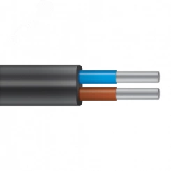 Кабель силовой АсВВГ 2х2,5пл(ок)-1 ТРТС