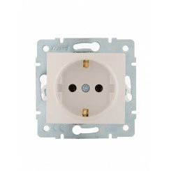 KARINA Розетка с/з керамика жемчужно-белый перламутр (10шт/120шт) KARINA Розетка с/з керамика жемчужно-белый перламутр (10шт/120шт)