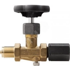 Клапан игольчатый S004.16.000 1/2' внутр.-1/2' наруж., латунь