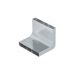 Вертикальный угол 90° кабельного канала EUK 250x38/3 секц. (сталь)
