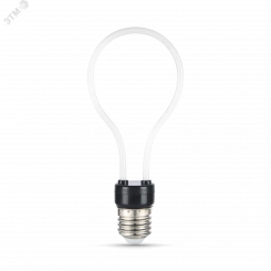 Лампа светодиодная LED 4 Вт 330 Лм 2700К теплая Е27 А72 milky Filament Artline Gauss