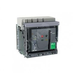 Выключатель автоматический трехполюсный EasyPact MVS 1250A 50кА электронный расцепитель ET5S выдвижной ручной привод
