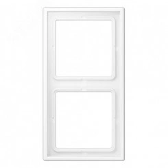 Рамка 2 поста, дюропласт, белый матовый Рамка 2 поста, дюропласт, белый матовый
