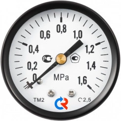 Манометр общетехнический осевой ТМ-510Т.00 0...1 МРа 1/2' 150С кл.1.5 Манометр общетехнический осевой ТМ-510Т.00 0...1 МРа 1/2' 150С кл.1.5