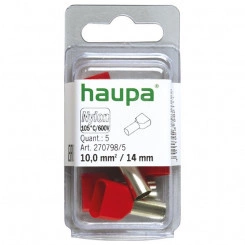 Конечная гильза для двух проводов цвет красный 10 /14 (упак. 5 шт.) Конечная гильза для двух проводов цвет красный 10 /14 (упак. 5 шт.)