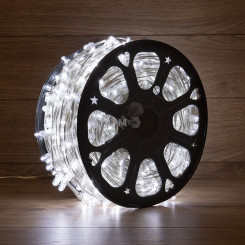 Гирлянда профессиональная LED Клип-лайт 12 V, прозрачный ПВХ, 150 мм, цвет диодов белый