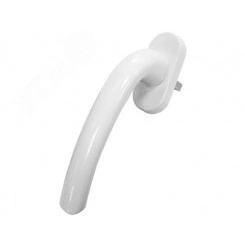 Ручка для пластиковых окон ЛУНА (HOPA) штифт 35 мм белая RAL-9016 Ручка для пластиковых окон ЛУНА (HOPA) штифт 35 мм белая RAL-9016