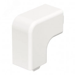 Крышка плоского угла кабельного канала WDK 20x20 мм (ПВХ, белый)