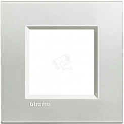 LivingLight Рамка прямоугольная 1 пост Серебро LivingLight Рамка прямоугольная 1 пост Серебро