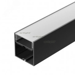 Профиль с экраном SL-LINE-7477-2500 BLACK+OPAL (ARL, Алюминий)