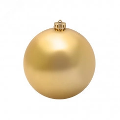 Фигура елочная Шар 20 см, цвет золотой матовый
