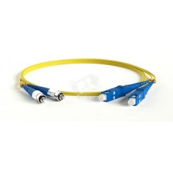 Патч-корд волоконно-оптический (шнур) SM 9/125 (OS2) SC/UPC-FC/UPC 2мм duplex LSZH (2м)