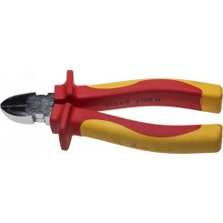 Бокорезы ''ПРОФИЭЛЕКТРИК'', диэлектрические, двухкомп маслобензостойкая рукоятка, высоковольтные до ~1000В, 160мм, Профессионал 22145-5-16