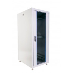 Шкаф телеком напольный ЭКОНОМ 30U (600 ? 800) дверь стекло дверь металл