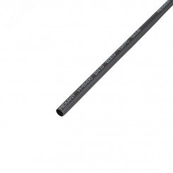 Термоусаживаемая трубка клеевая 4,0 1,0 мм, (4-1) черная, упаковка 10 шт. по 1 м