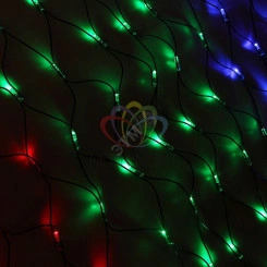 Гирлянда-сеть профессиональная Чейзинг LED 2х1.5м 288LED мульти