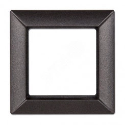 Рамка 1-местная для вертикальной и горизонтальной установки. Серия- Eco Profi. Материал- термопласт. Цвет- антрацит (крашеный) Рамка 1-местная для вертикальной и горизонтальной установки. Серия- Eco Profi. Материал- термопласт. Цвет- антрацит (крашеный)