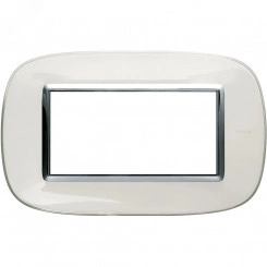 Axolute Накладки декоративные в форме эллипса прозрачные/белая карамель на 4 модуля Axolute Накладки декоративные в форме эллипса прозрачные/белая карамель на 4 модуля