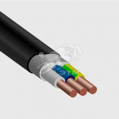 Кабель силовой ВВГнг(А)-LS 3х1.5пл(ок)(N, PE)-0.66 плоский однопроволочный