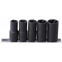 Набор торцевых головок для поврежденных гаек и болтов, 12, 13, 14, 17, 19 мм, 5 предметов