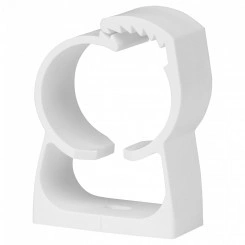 Крепеж-клипса для трубы с фиксатором PDF 14-18 белая (600 шт) Крепеж-клипса для трубы с фиксатором PDF 14-18 белая (600 шт)