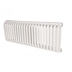 Радиатор стальной двухтрубчатый 300/100/22 боковое подключение белый глянцевый Радиатор стальной двухтрубчатый 300/100/22 боковое подключение белый глянцевый