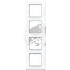 Рамка 4-я для горизонтальной/вертикальной установки Серия- ACreation Материал- дуропласт Цвет- белый Рамка 4-я для горизонтальной/вертикальной установки Серия- ACreation Материал- дуропласт Цвет- белый