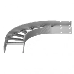 Поворот горизонтальный с дном LHT 200х100-90 S=1.5мм оцинкованный