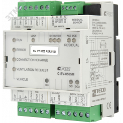 Модуль управления C-EV-0505M зарядкой электромобиля переменным током AC, PP, CP, 2xAI / DI, 1xDI (for S0), 1x AI (AC) 2xRO, 1x RGB data, 24VDC, 1x RCM, 2x Lock