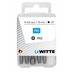 Бита PH3 х 50 мм 1/4'' E6.3 Industrial пластик.уп. 10 шт. Бита PH3 х 50 мм 1/4'' E6.3 Industrial пластик.уп. 10 шт.