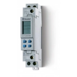 Реле времени цифровое недельное программируется ПК (012.00) монтаж на рейку 35мм 1СO 16A питание 24В АC/DC ширина 17.8мм степень защиты IP20 Реле времени цифровое недельное программируется ПК (012.00) монтаж на рейку 35мм 1СO 16A питание 24В АC/DC ширина 17.8мм степень защиты IP20