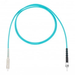 Шнур оптический коммутационный (патч-корд), SC-ST симплекс simplex OM3, нг(А)-HF, бирюзовый, 15 м