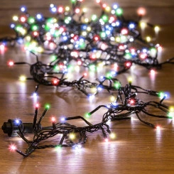 Гирлянда домашняя Кластер LED 3 м, темно-зеленый ПВХ IP20, 288 диодов, цвет мультиколор