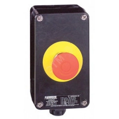 Пост кнопочный ATEX в сборе аварийная остановка возврат поворотом 2НЗ пластиковый Пост кнопочный ATEX в сборе аварийная остановка возврат поворотом 2НЗ пластиковый