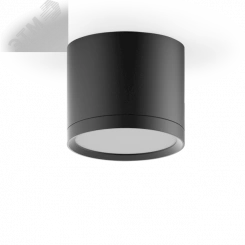 Светильник светодиодный ДПО 10 Вт 700 Лм 3000К цилинндр накладной 170-240 В 88х75 мм IP20 черный с рассеивателем LED Overhead Gauss Светильник светодиодный ДПО 10 Вт 700 Лм 3000К цилинндр накладной 170-240 В 88х75 мм IP20 черный с рассеивателем LED Overhead Gauss