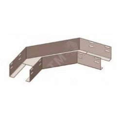 Лоток угловой перфорированный  КГ 150х50 У3 поворот на 90, окрашенный, S1,5