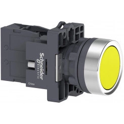 Кнопка с фиксацией желтая 1 НО Кнопка с фиксацией желтая 1 НО