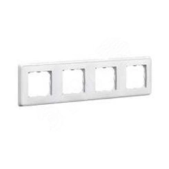 Рамка Cariva 5 постов белая Рамка Cariva 5 постов белая