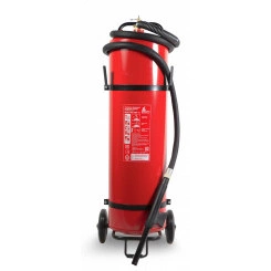 Огнетушитель порошковый ОП-80(з) МИГ (10А, 233В-2, С, Е) на тележке с перекрывным стволом РМРС