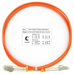 Шнур оптический duplex 1,5м LC-LC 62,5/125 mm  LSZH FOP-62-LC-LC-1,5m