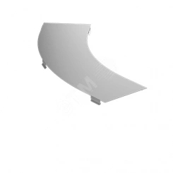 Крышка на поворот горизонтальный LT 45 град. осн. 200 S=1мм R=600мм оцинк.