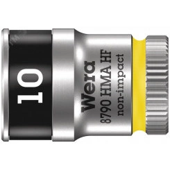 Головка торцевая шестигранная 8790 HMA HF Zyklop DR 1/4 с функцией фиксации крепежа 10 x 23 мм Головка торцевая шестигранная 8790 HMA HF Zyklop DR 1/4 с функцией фиксации крепежа 10 x 23 мм