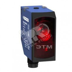 Фотодатчик лазерный 1.2м =10-30В М12 PNP диффузного типа НО или НЗ программируемый