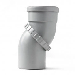 Отвод поворотный универсальный (Полипропилен) Ду50 Отвод поворотный универсальный (Полипропилен) Ду50