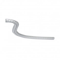 Гибкий пластиковый соединитель Ovaline, длина 1 метр, цвет серый