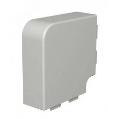 Крышка плоского угла кабельного канала WDK 60x150 мм (ПВХ, серый)