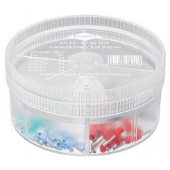 Набор изолированныеованных контактных гильз в коробке 025мм (AWG 24) 30шт 034мм (AWG 22) 30шт 050мм (AWG 20) 30шт 075мм (AWG 18) 30шт 100мм (AWG 17) 30шт Набор изолированныеованных контактных гильз в коробке 025мм (AWG 24) 30шт 034мм (AWG 22) 30шт 050мм (AWG 20) 30шт 075мм (AWG 18) 30шт 100мм (AWG 17) 30шт