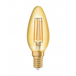 Лампа светодиодная филаментная LED 4Вт Е14 2500K 410лм свеча золото 230V FIL CL В (замена 35Вт) OSRAM Vintage 1906