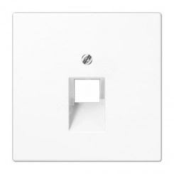 Накладка для 1-ой телефонной/компютерной розетки IAE/UAE (1 x 8-пол.) Серия LS990 Материал- термопласт Цвет- белый Накладка для 1-ой телефонной/компютерной розетки IAE/UAE (1 x 8-пол.) Серия LS990 Материал- термопласт Цвет- белый